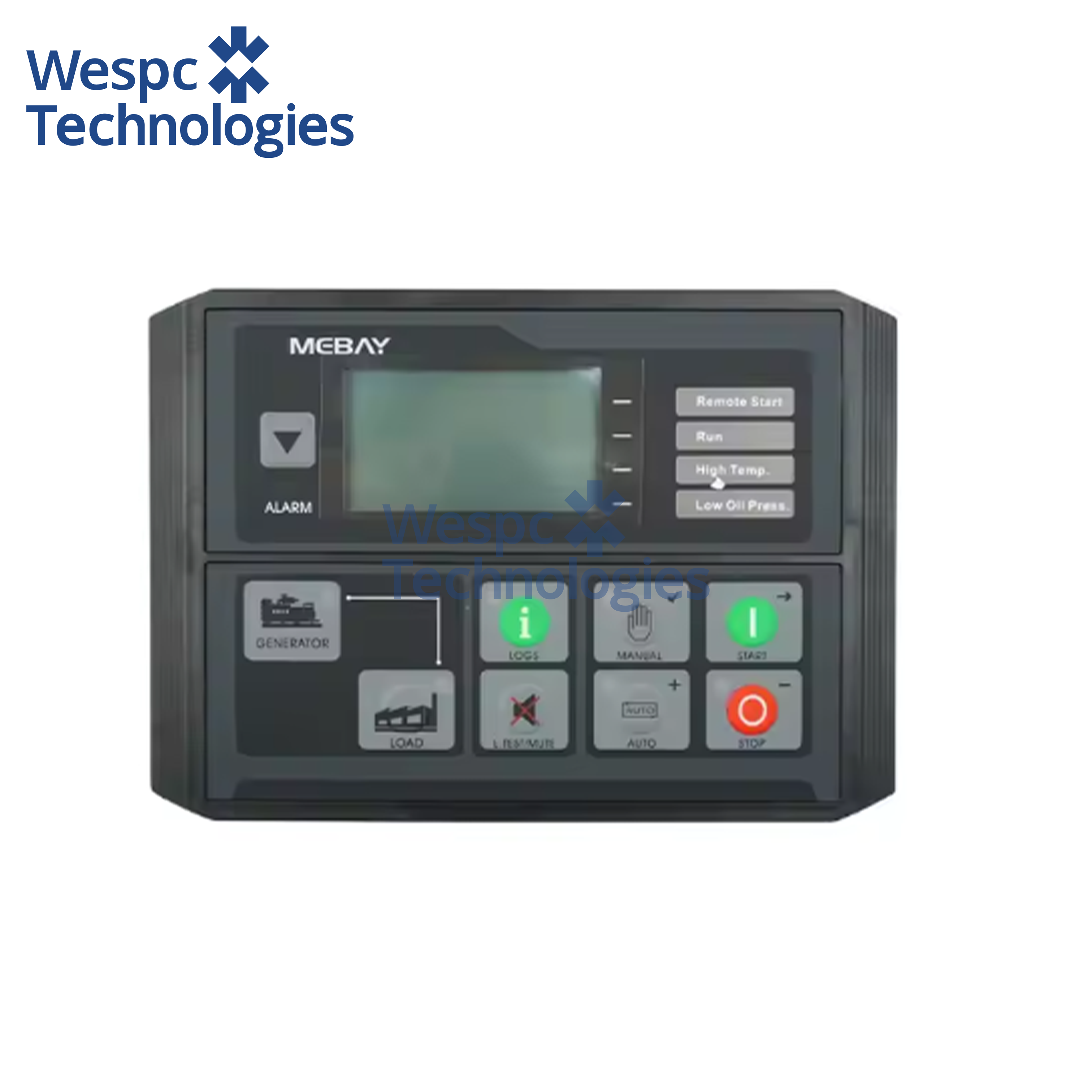 WESPC Original  Mebay DC40D MK3 Generator Controller Generator LCD Unit Control Module Generator Control Panel