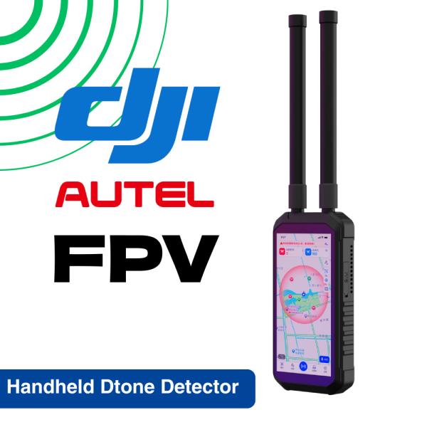 Quality FPV Handheld Drone Detector 4KM 4000M Long Range Distance Mobile Portable DJI UAV AUTEL Detection Passive Detector De Drones for sale