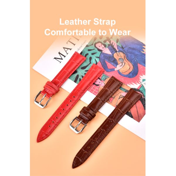 Narrow, Exquisite Genuine Leather Strap