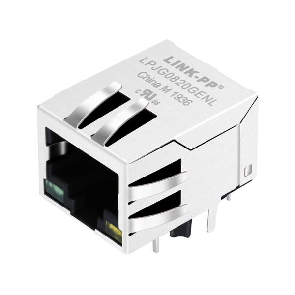 China LPJG0820GENL ,GDI14-A4-100 Ethernet PCB RJ45 Modular Jack ,8 Pin With LED on sale China LPJG0820GENL ,GDI14-A4-100 Ethernet PCB RJ45 Modular Jack ,8 Pin With LED on sale