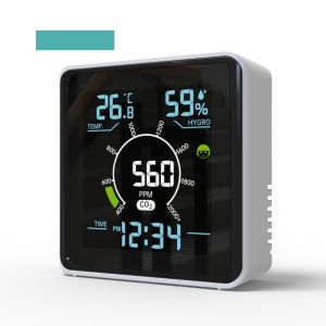 CO2 Detector Portable Air Quality Monitor LCD Display CO2 Sensor Air Quality