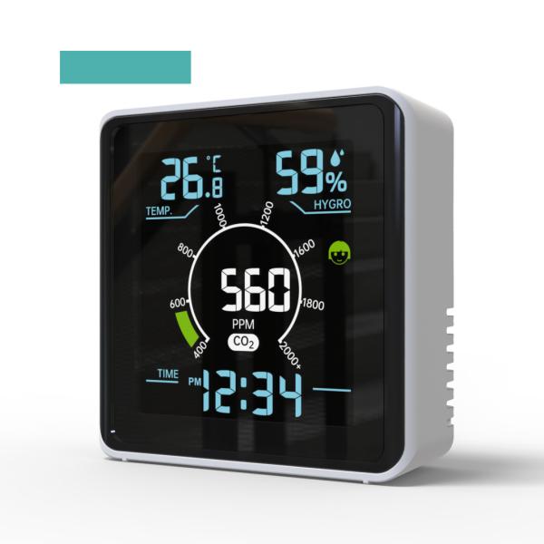 CO2 Detector Portable Air Quality Monitor LCD Display CO2 Sensor Air Quality