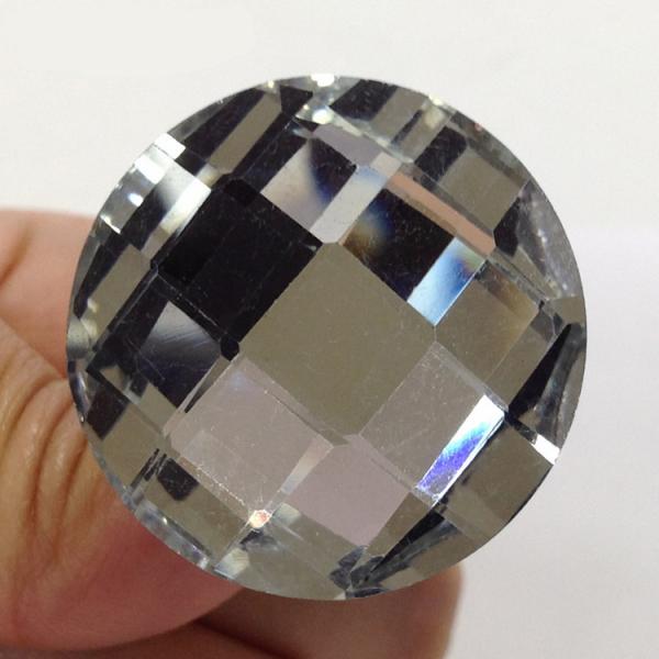 Glass Iron Crystal Rhinestone Buttons Combined Button Grid Shape For Sofa