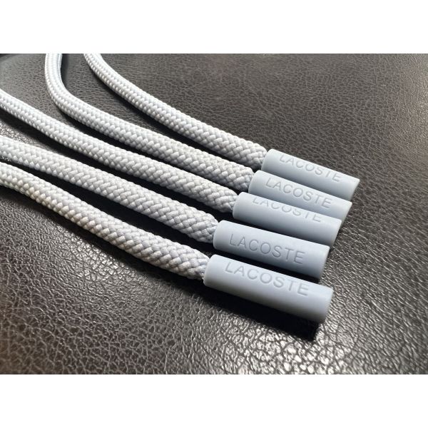 Silicone zipper puller - Drawstring Tips for Apparel & Accessories (Gray, 5pcs)