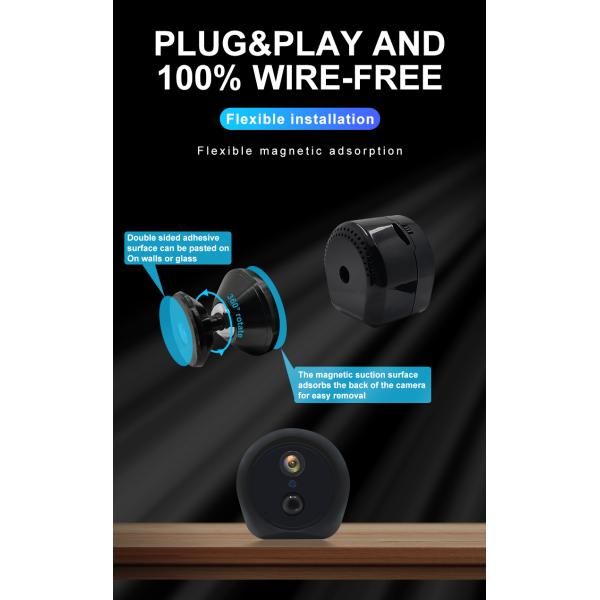 1080p Wifi Camera Home Security Camera Small Wireless Surveillance Camera Mini Camcorder Hd Night Vision