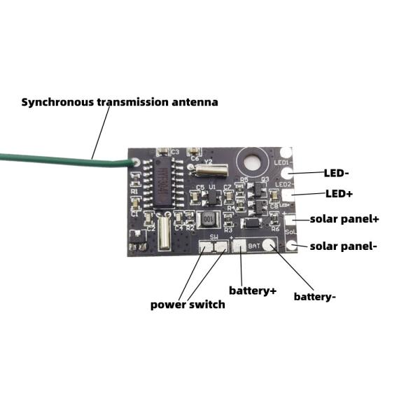 Customized Traffic Light Circuit Board 1.2V Wireless Synchronous