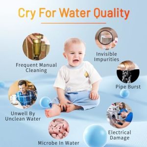 Compact 1.08KG Water Pre Filter with Clog-Resistant Design and Full-System