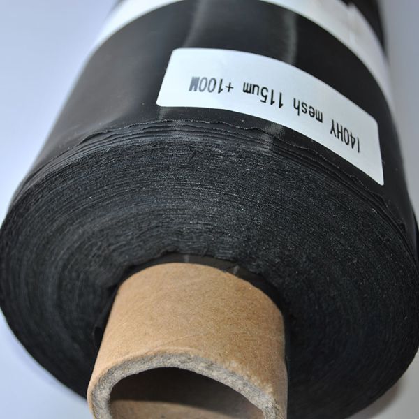 Waterproof 65 Micron Black Color Polyester Screen Mesh with Custom Width and Length