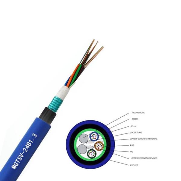 Bule LSZH Jacket 288 Core Duct Fiber Optic Cable