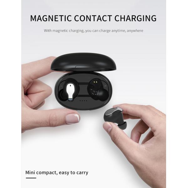 3D Stereo 400mAh 46mm Sweatproof Wireless Bluetooth Earbuds