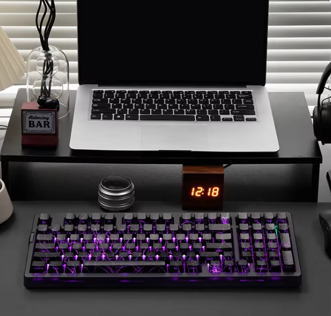 Lightweight and Durable Magnetic Axis Keyboard with USB Interface and RGB