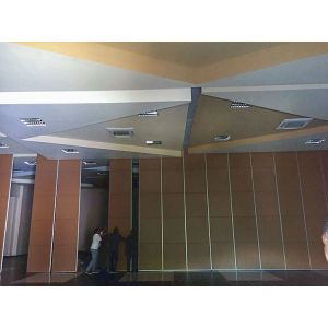 Portable Soundproof Movable Partition Wall with Dupont POM Rollers and Top and