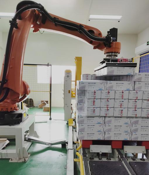 Quality Robot Pallet Stacking  Kuka Robot Arm KR180PA Robot Simulation Software for sale