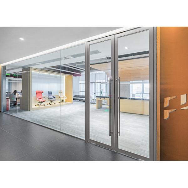 Quality Outstanding Safety Glazed Partition Wall Reducing Sound by 48dB Soundproof Partitioning Wall for sale