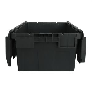 Logistic Storage Solution Tourtop Stackable Butcher Crates with Lids Plastic