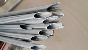  Vertical Threaded Aluminum Tube / Thread Air Conditioner Tube 0.4 - 0.5mm Manufactures