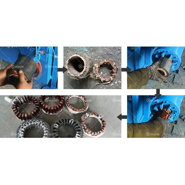 Easy Operation Waste Motor Stator Pulling Machine Copper Coil Pulling Machine