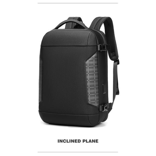 1680D Polyester Waterproof Business Backpack Large Space Eco Friendly
