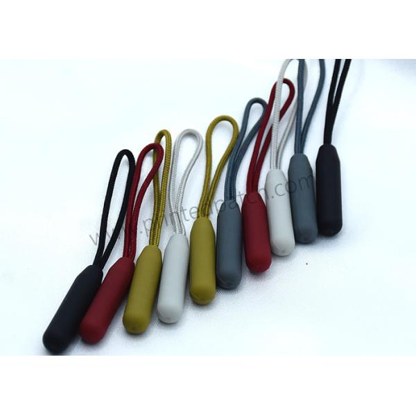 OEM TPU 4 Colorways Plastic Zipper Puller 56*8mm Rubber Puller