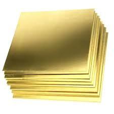  99.9% Purity Brass Sheet Plate C2720 3mm Thickness For Industrial Construction Manufactures