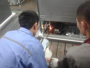  Electronic Refrigeration Appliance Pipe High Frequency Welding Equipment Safely Manufactures