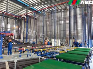  SUS304 Powder Coating Production Line Spray Booth Easy To Clean Manufactures