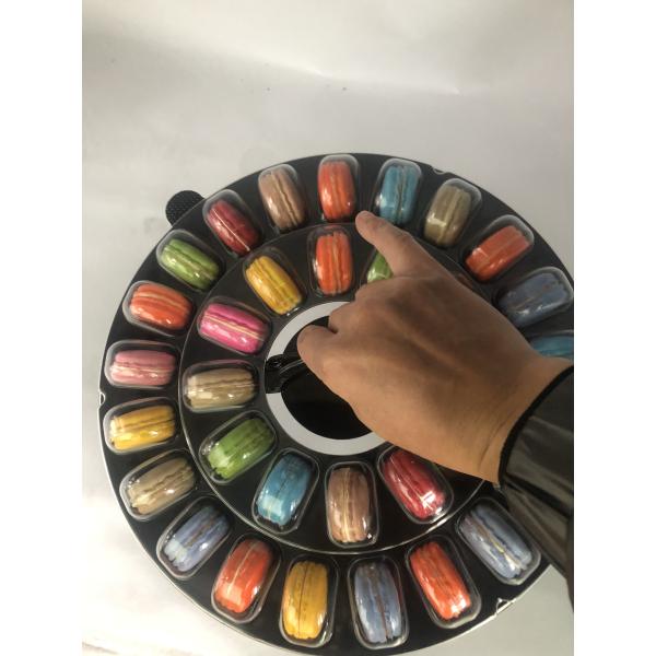 1mm PET One Dozen Macaron Gift Boxes Clamshell Plastic Cookie Tray Packaging