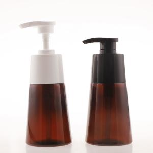 Customized Empty Triangular Pump Bottle Dispenser-Brown Refillable
