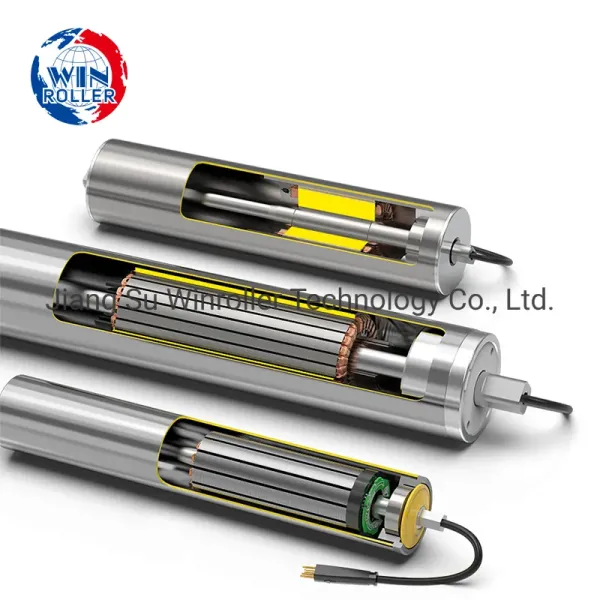 Dgdd Hall Chip Brushless Outer Rotor P/M Electric Drum Roller with S2 Controller for Logistic Belt Conveyor