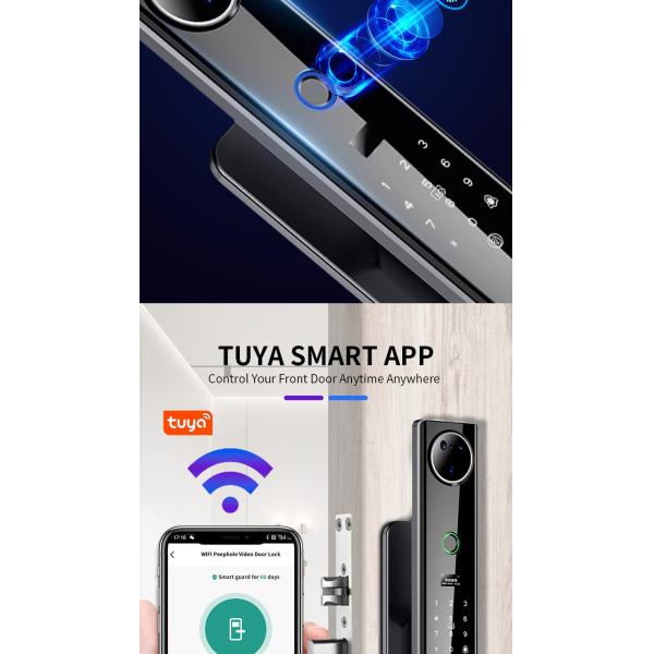 TH-Q9 3D face Front Door Lock