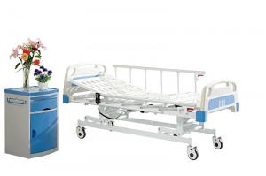  ICU Room Moveable 3 Function Electric Hospital Bed Manufactures