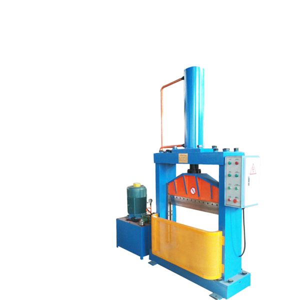 XQL-80 Rubber Cutting Machine with Single Knife Design, Customization Options, and PLC Control System