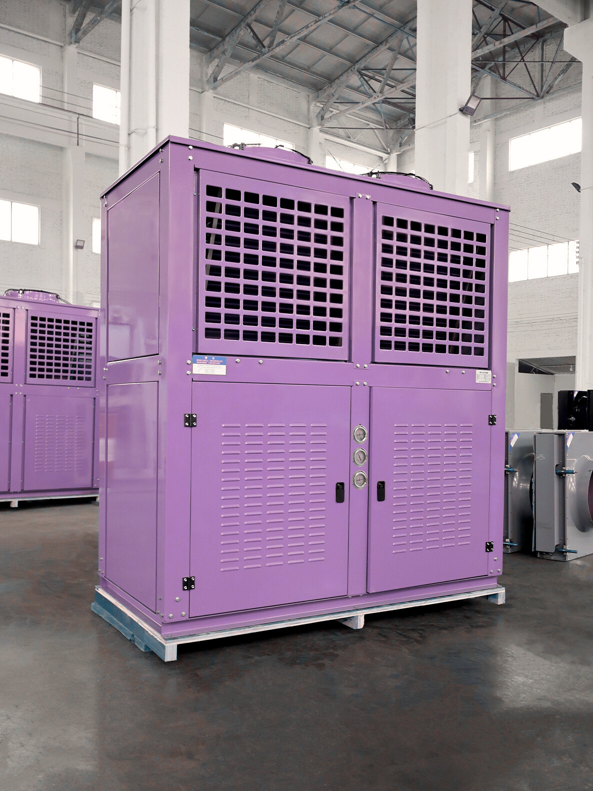 Super Durable Semi-sealed V-type Condensing Unit Suitable for Supermarkets Refrigerators Automatic Eco-friendly Chilled Storage