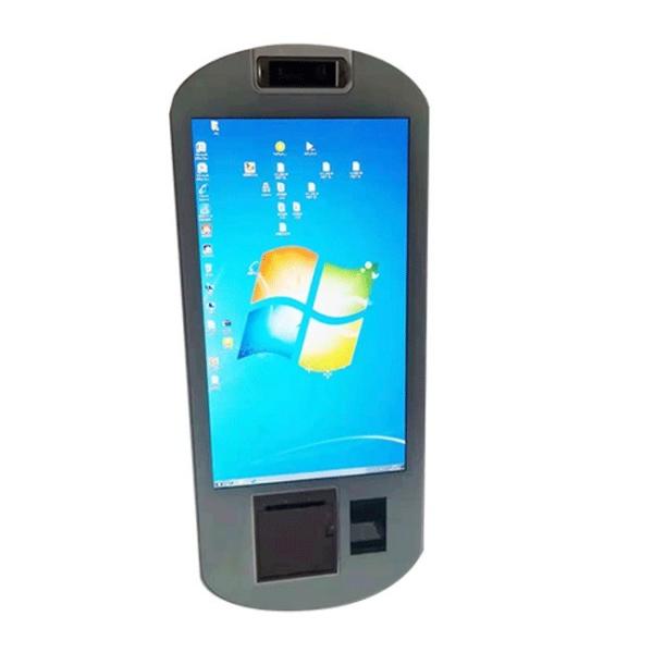 Quality SDK Function 21'' Self Service Touch Screen Order Kiosk with Thermal Printer and QR Code Scanner for sale