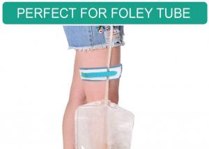 5cm FDA Reusable Silicone Foley Catheter Leg Bag Straps Manufactures
