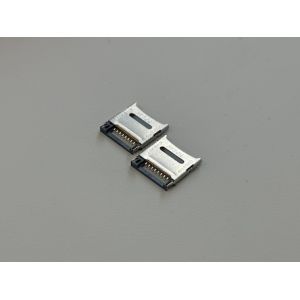 High-Reliability 1.8H TF Card Socket Connector with Mylar | Low-Profile PCB