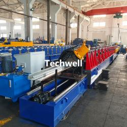 China Werehouse Shelving Upright Rack Roll Forming Machine With Flying Cutting, for for sale