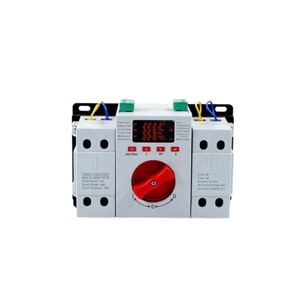Quality CN-ATSQ1Z Series 63A/2P Integrativer Automatically Dual Power Automatic Transfer Switch With Display LED Screen for Generator for sale