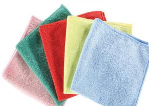  Customer Logo Microfiber Terry Towel Universal Cleaning Cloth For Bathroom Manufactures