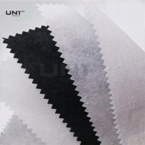  50gsm Embroidery Backing Fabric Non Woven 100% Recycle Cotton Black Color Manufactures