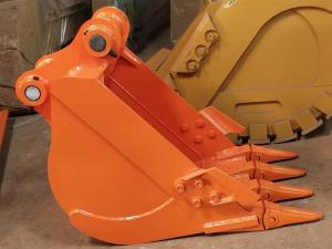  Orange Color Construction Machinery Bucket For Mining Digging Recycling Manufactures