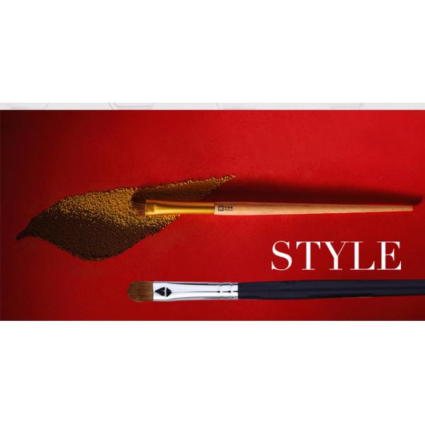 Full Function 173mm Length Black Eye Makeup Blending Brush Light Weight