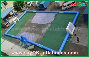  Adults PVC Tarpaulin Kids Inflatable Soccer / Football Field Court for Outside Manufactures