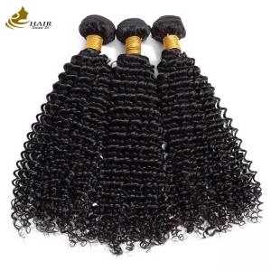  Curly Texture Afro Kinky Bundles Virgin Wavy Human Hair Bundles Weft Manufactures