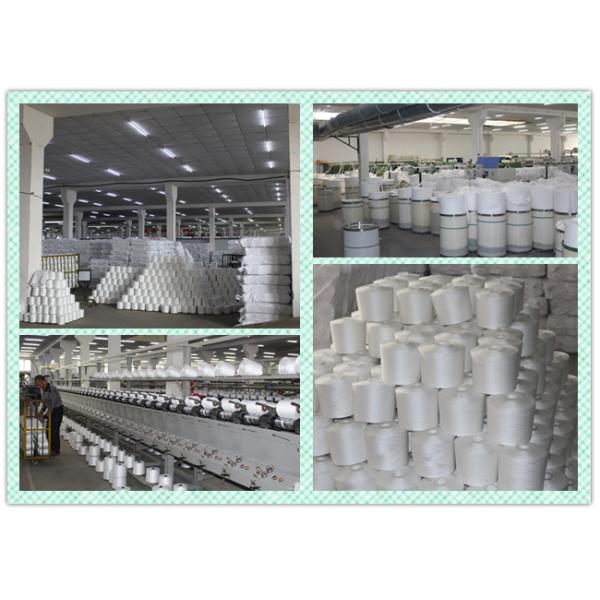 Smooth 100% Polyester Yarn , High Tenacity Polyester Yarn For Sewing Machine