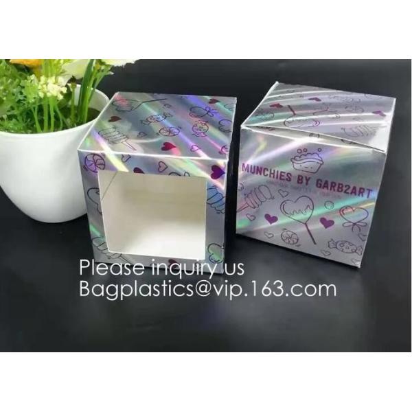 Bagease Multiple Use Candy Pack Holographic Clear Front Packaging Zipper Bag Wholesale Retail Heat Seal Bag For Popcorn