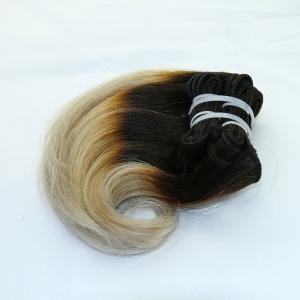  Fashion Style Brazilian Hair Ombre Gray Color Snail Curl Machine Hair Weft Manufactures