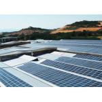China Natural Color Solar Panel Mounting Brackets 0 - 45 Degree Tilt Angle Structural Design for sale