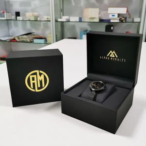  Art Paper Watch Box Gift Packaging Square Cardboard Watch Gift Box Manufactures