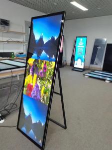  ICN 2153 HD Led Video Wall 1200cd/Sqm Freestanding Digital Poster 35kg Manufactures